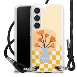 New Carry Case Transparent Stoff schwarz/silber