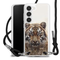 New Carry Case Transparent Stoff schwarz/silber