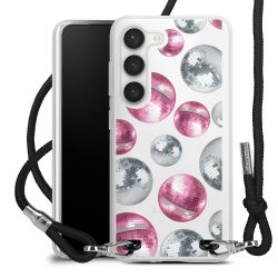 New Carry Case Transparent Stoff schwarz/silber