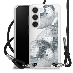 New Carry Case Transparent Stoff schwarz/silber