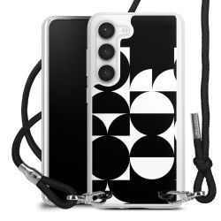 New Carry Case Transparent Stoff schwarz/silber