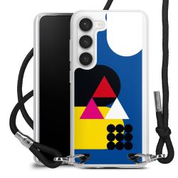 New Carry Case Transparent Stoff schwarz/silber