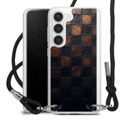 New Carry Case Transparent Stoff schwarz/silber