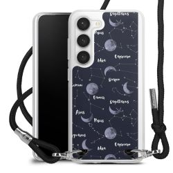 New Carry Case Transparent Stoff schwarz/silber