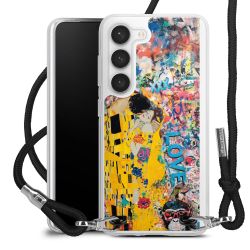 New Carry Case Transparent Stoff schwarz/silber