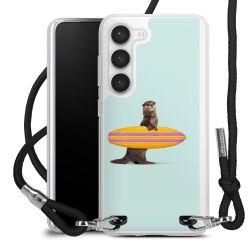 New Carry Case Transparent Stoff schwarz/silber