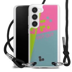 New Carry Case Transparent Stoff schwarz/silber