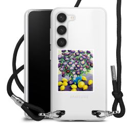 New Carry Case Transparent Stoff schwarz/silber