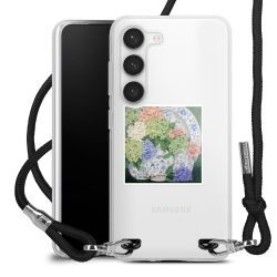 New Carry Case Transparent Stoff schwarz/silber