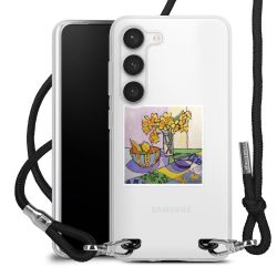 New Carry Case Transparent Stoff schwarz/silber