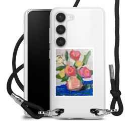 New Carry Case Transparent Stoff schwarz/silber