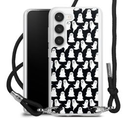 New Carry Case Transparent Stoff schwarz/silber