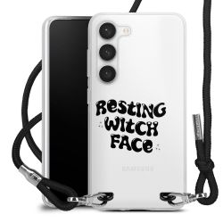 New Carry Case Transparent Stoff schwarz/silber