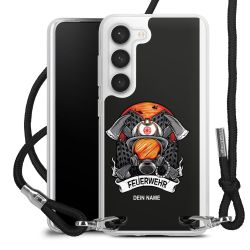 New Carry Case Transparent Stoff schwarz/silber