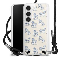 New Carry Case Transparent Stoff schwarz/silber