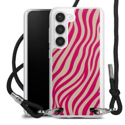 New Carry Case Transparent Stoff schwarz/silber