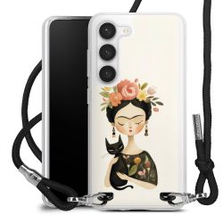 New Carry Case Transparent Stoff schwarz/silber