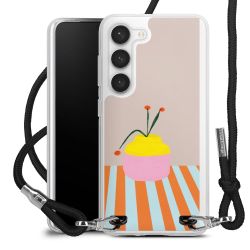 New Carry Case Transparent Stoff schwarz/silber