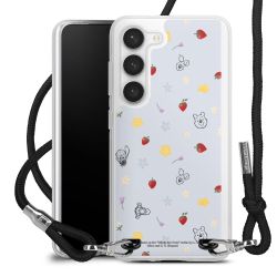 New Carry Case Transparent Stoff schwarz/silber