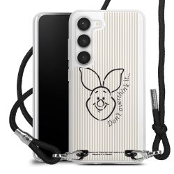 New Carry Case Transparent Stoff schwarz/silber