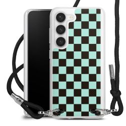 New Carry Case Transparent Stoff schwarz/silber