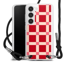 New Carry Case Transparent Stoff schwarz/silber