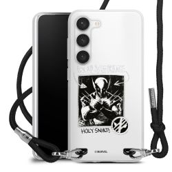 New Carry Case Transparent Stoff schwarz/silber