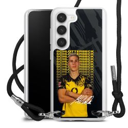 New Carry Case Transparent Stoff schwarz/silber