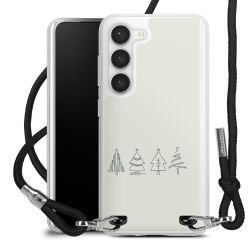 New Carry Case Transparent Stoff schwarz/silber