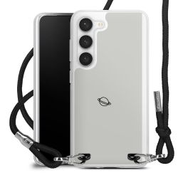 New Carry Case Transparent Stoff schwarz/silber