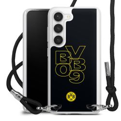 New Carry Case Transparent Stoff schwarz/silber