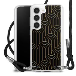 New Carry Case Transparent Stoff schwarz/silber