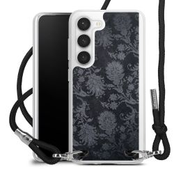 New Carry Case Transparent Stoff schwarz/silber