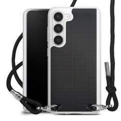 New Carry Case Transparent Stoff schwarz/silber