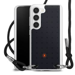 New Carry Case Transparent Stoff schwarz/silber