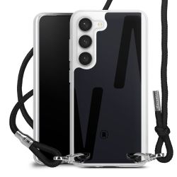 New Carry Case Transparent Stoff schwarz/silber