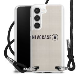 New Carry Case Transparent Stoff schwarz/silber