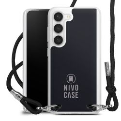 New Carry Case Transparent Stoff schwarz/silber