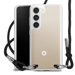 New Carry Case Transparent Stoff schwarz/silber