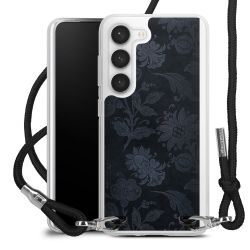 New Carry Case Transparent Stoff schwarz/silber