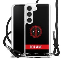 New Carry Case Transparent Stoff schwarz/silber