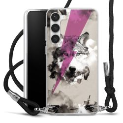 Carry Case Transparent Fabric black/silver