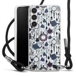 Carry Case Transparent Fabric black/silver