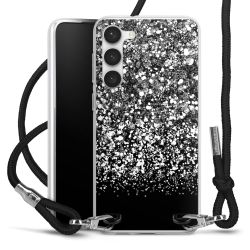 Carry Case Transparent Fabric black/silver