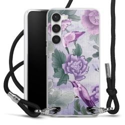 Carry Case Transparent Fabric black/silver