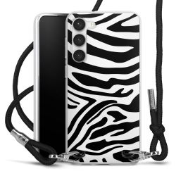 Carry Case Transparent Fabric black/silver