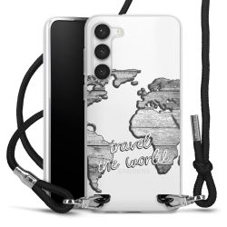 Carry Case Transparent Fabric black/silver