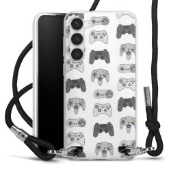 Carry Case Transparent Fabric black/silver