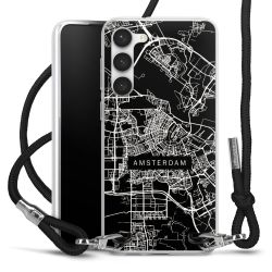 Carry Case Transparent Fabric black/silver