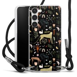 New Carry Case Transparent Stoff schwarz/silber